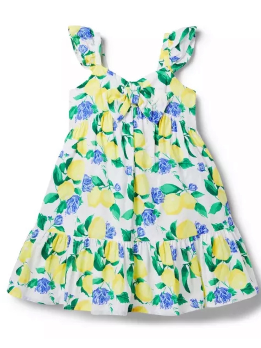Janie and Jack Lemon Bow Dress SIZE 4